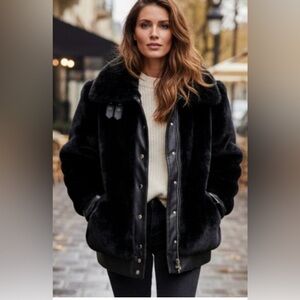 The Kooples Vintage Fake Fur